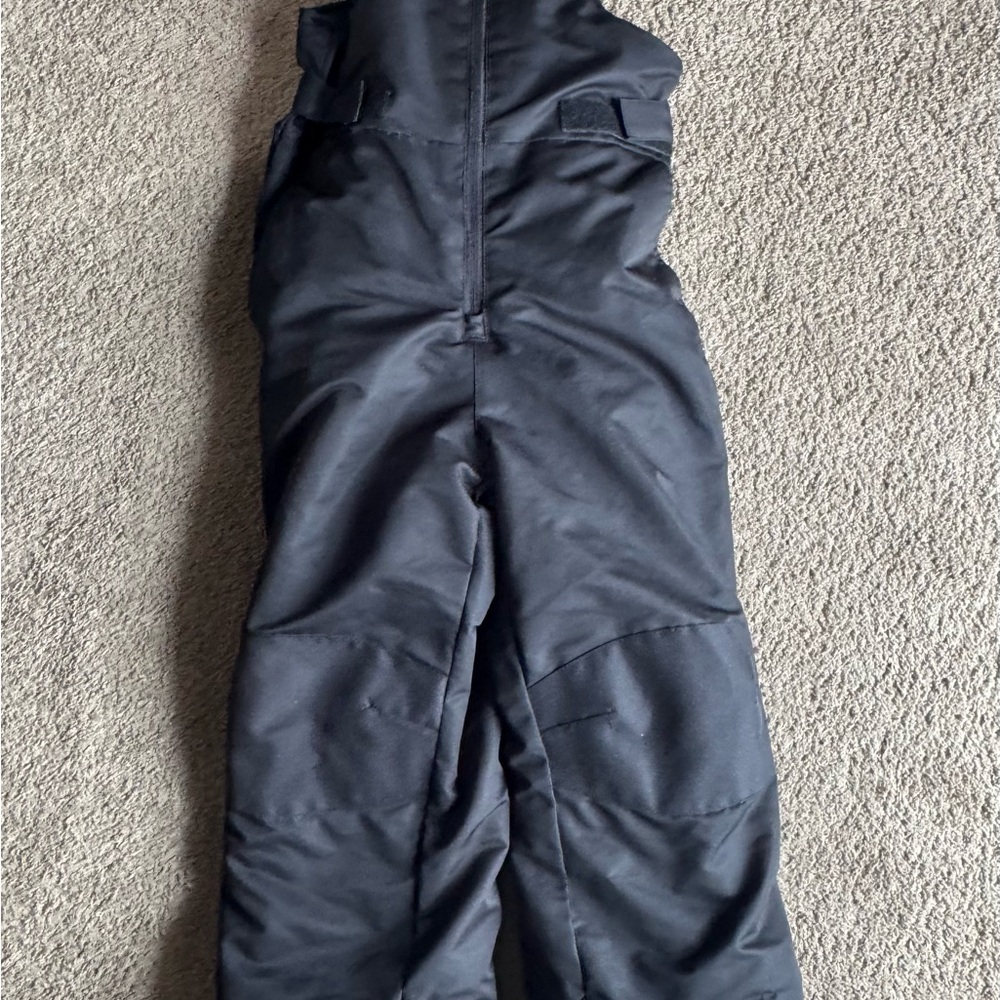 SWISS TECH Youth Black Waterproof Insulated Bib Snow Ski Pants Agjustable‎ 6-6X